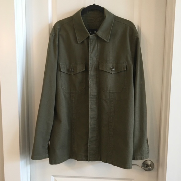 GAP Utility Overshirt/Jacket Men’s Army Green L - Picture 1 of 7